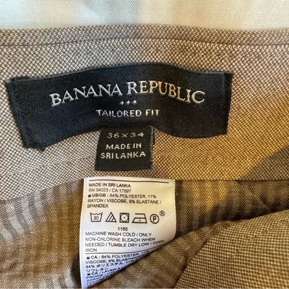 Banana Republic Tailored Fit Knit Trousers - Picture 7 of 11